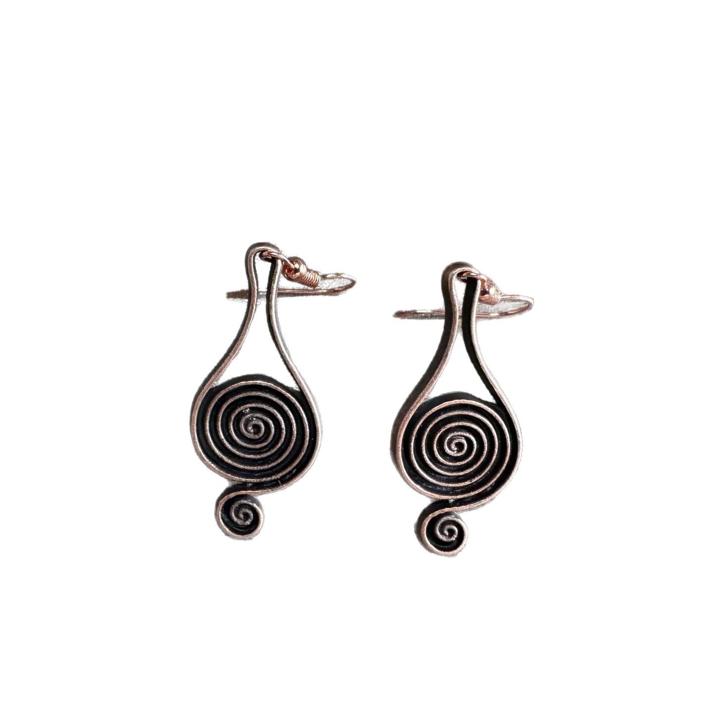 Retro Spiral Psychedelic Earrings