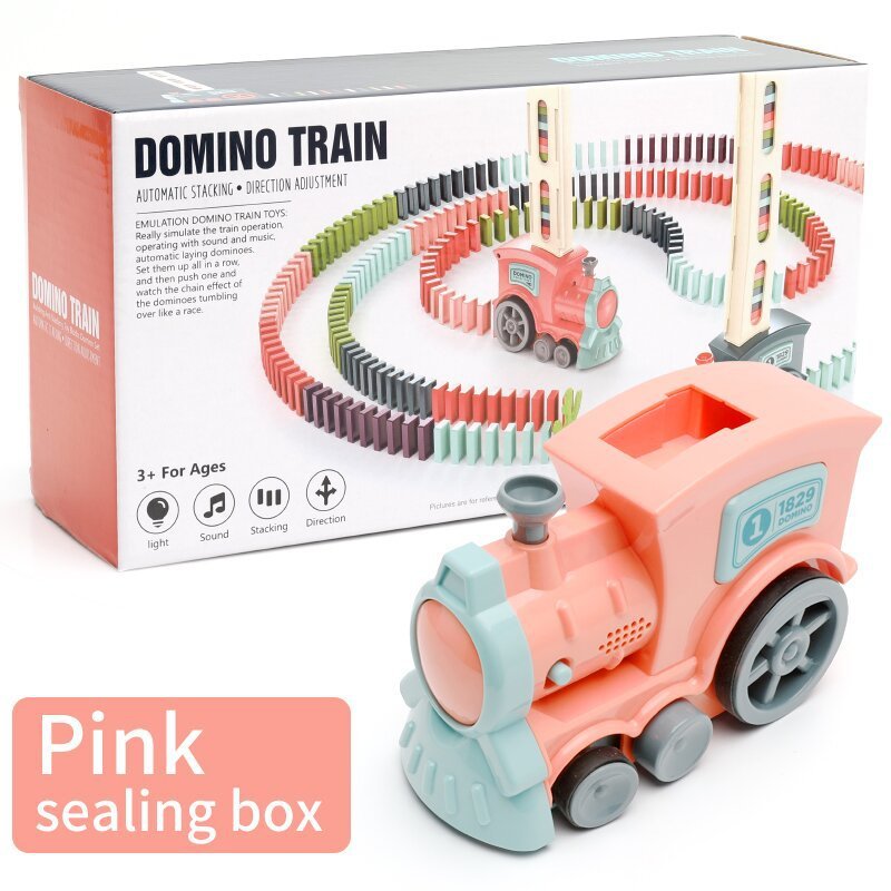 Electric Domino Train Toy – Automatic Building Block Set