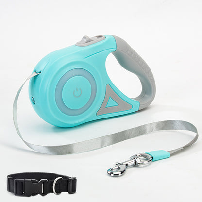 Retractable Dog Leash & Collar Set for Small & Medium Pets