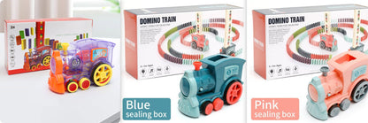 Electric Domino Train Toy – Automatic Building Block Set