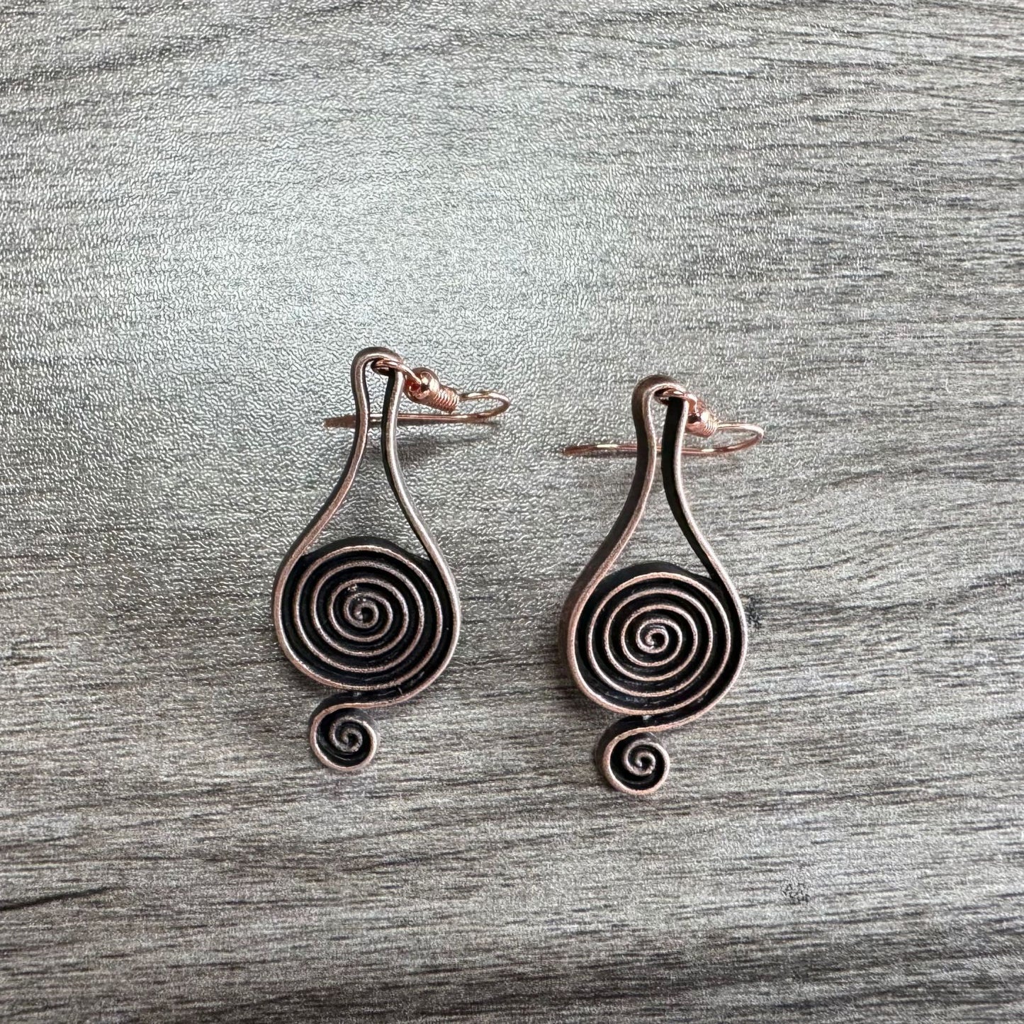 Retro Spiral Psychedelic Earrings