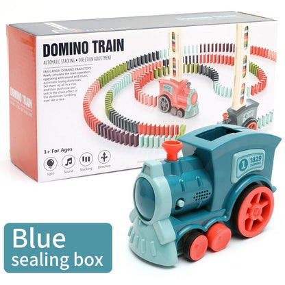 Electric Domino Train Toy – Automatic Building Block Set