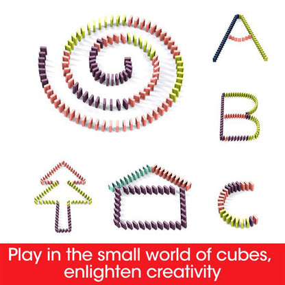 Electric Domino Train Toy – Automatic Building Block Set