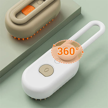 Electric Steam Pet Brush for Cats & Dogs