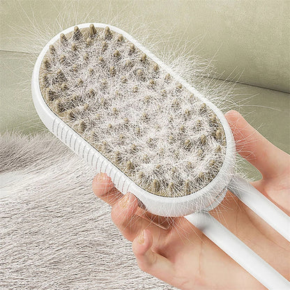 Electric Steam Pet Brush for Cats & Dogs